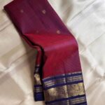 Sharvitha Sky Geo Semi-Silk