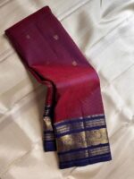 Sharvitha Sky Geo Semi-Silk